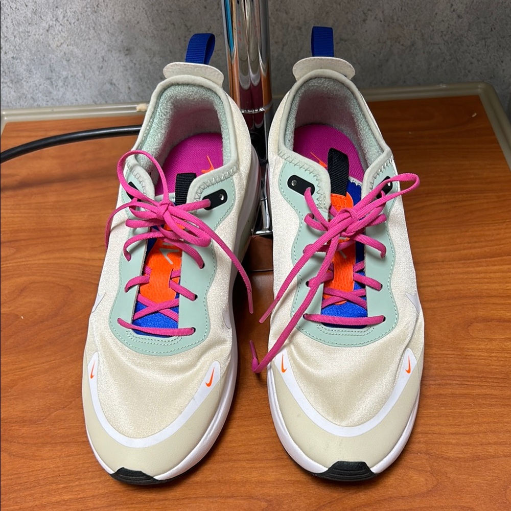 Nike Cream and Pink Chunky Sneakers
